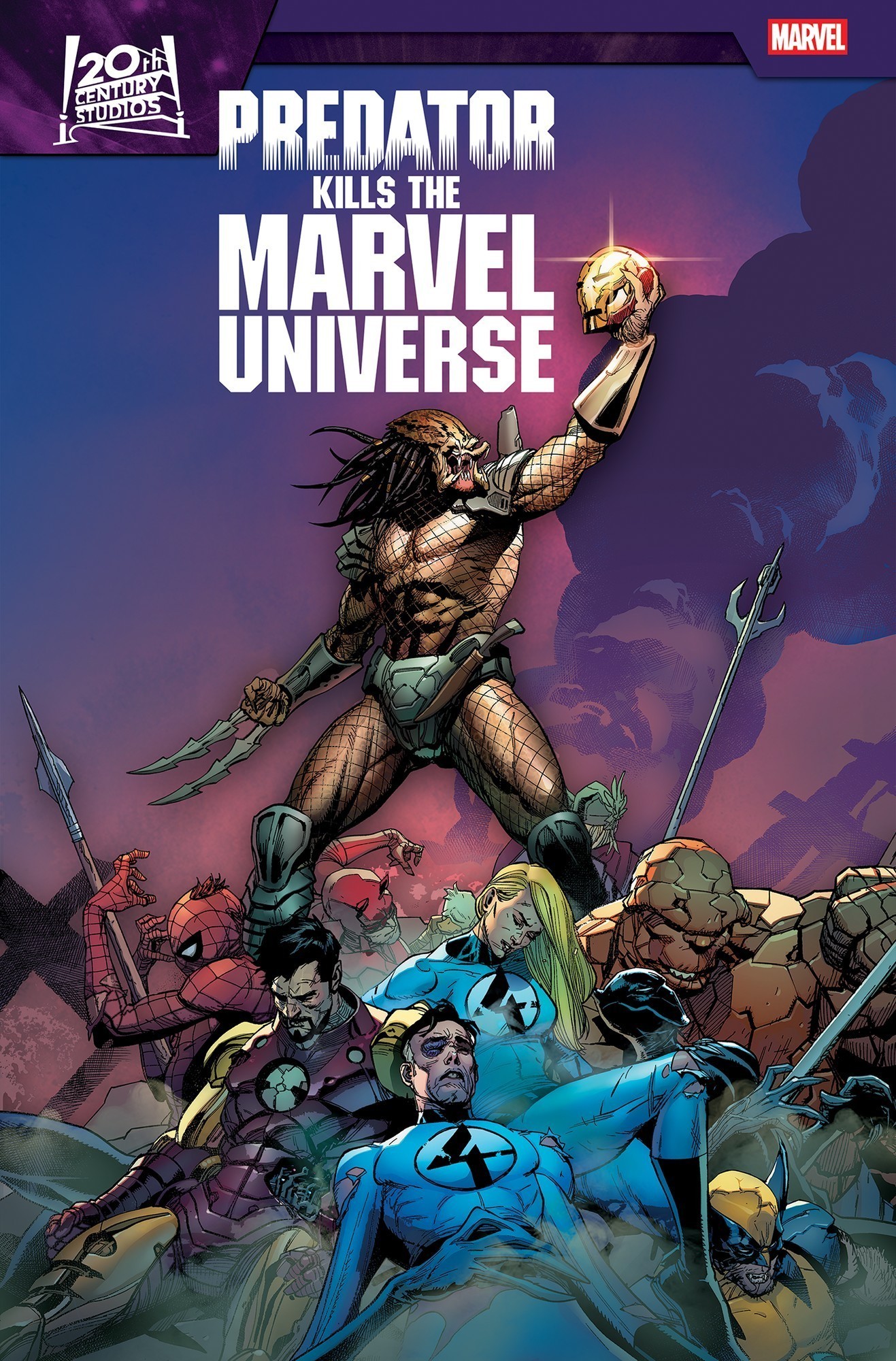 Cover of Predator Kills The Marvel Universe