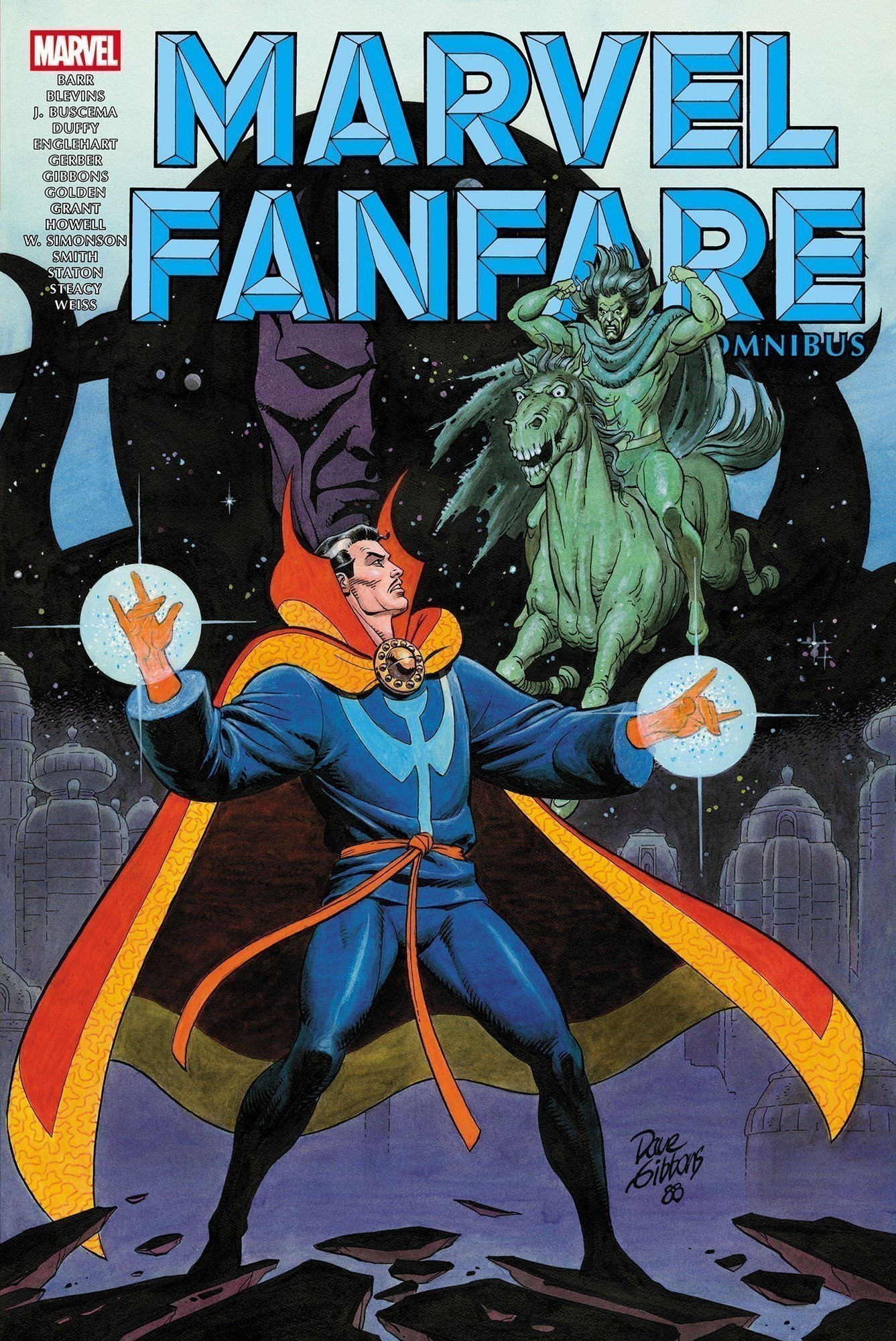 Cover of Marvel Fanfare Omnibus Vol. 3 Dave Gibbons Cover