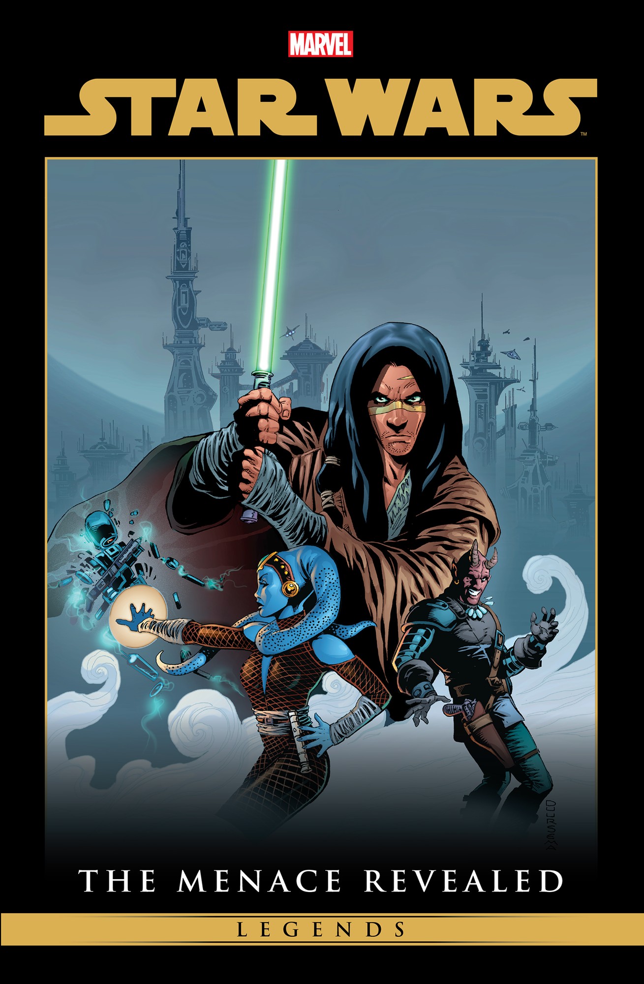 Cover of Star Wars Legends: The Menace Revealed Omnibus Vol. 1 Jan Duursema Cover