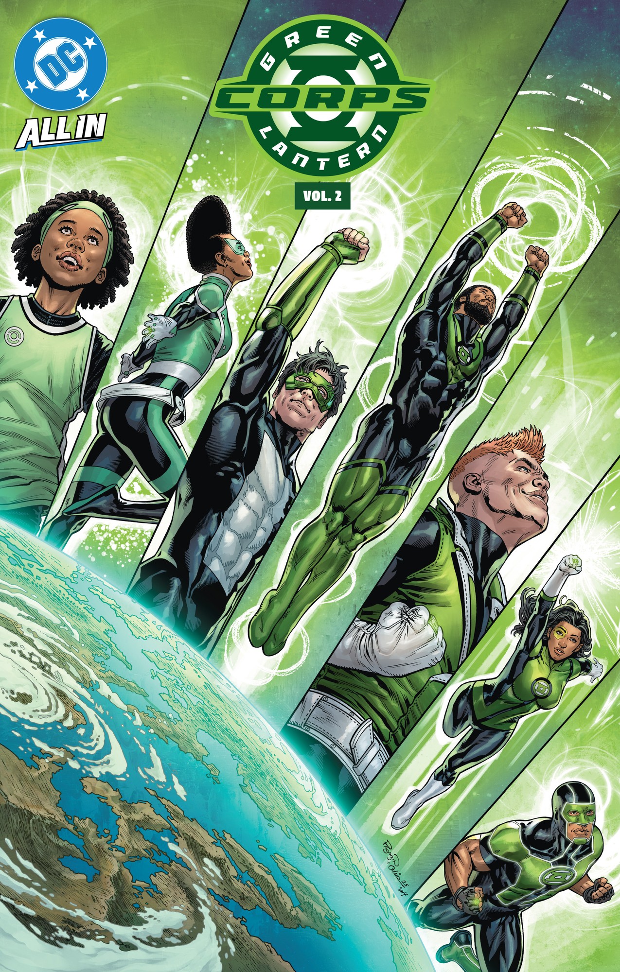 Cover of Green Lantern Corps Vol. 2: A New World