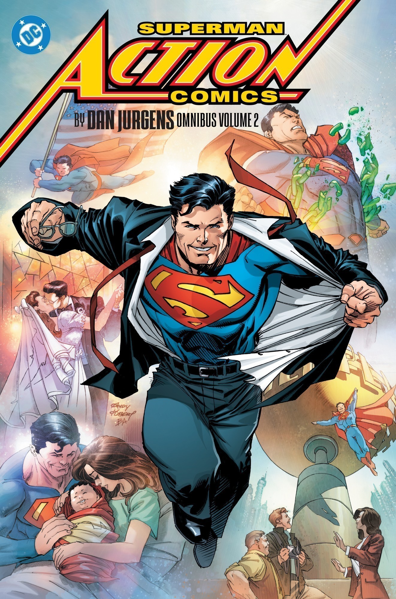Cover of Superman: Action Comics by Dan Jurgens Omnibus Vol. 2