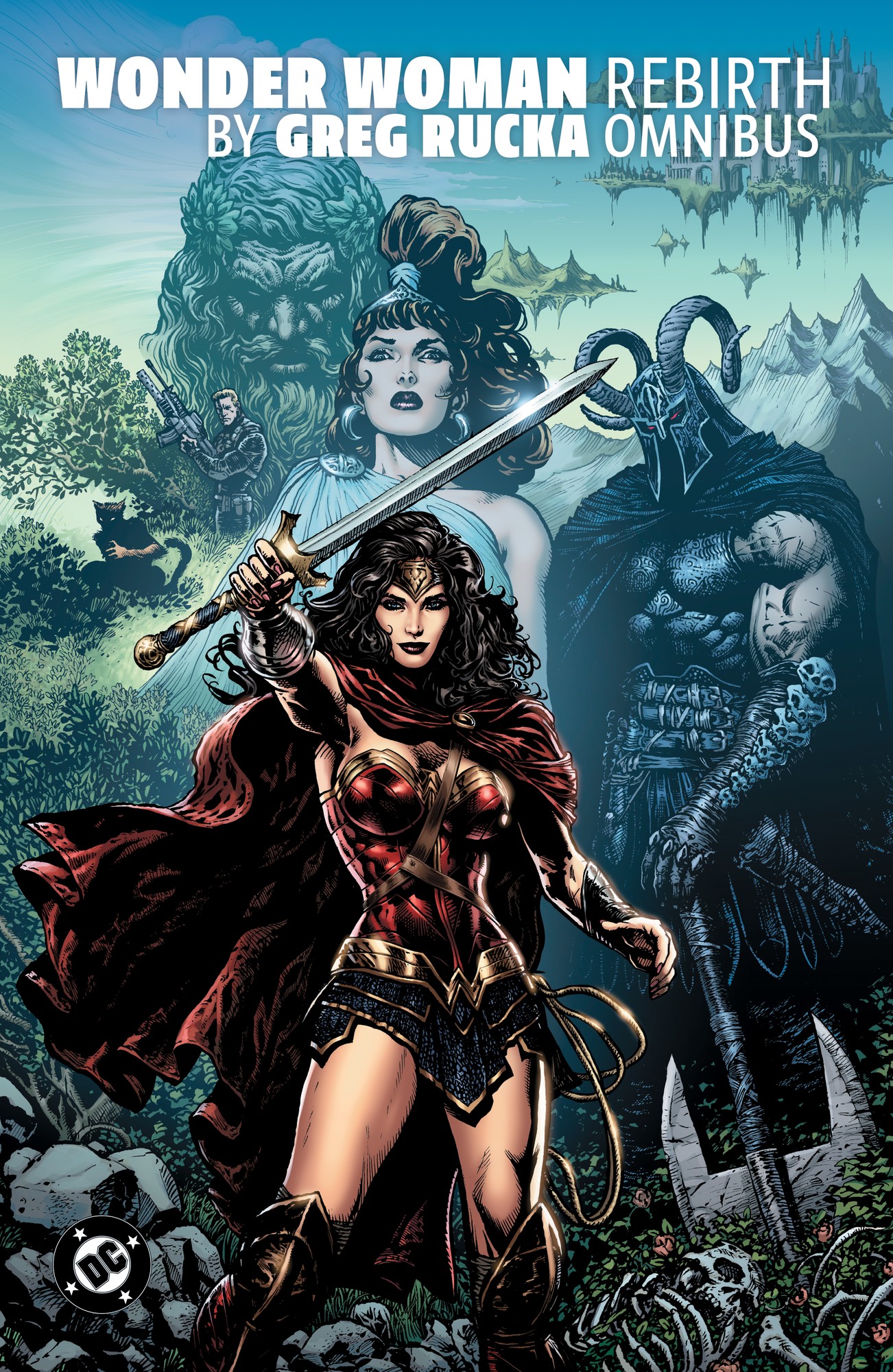 Cover of Wonder Woman: Rebirth by Greg Rucka Omnibus