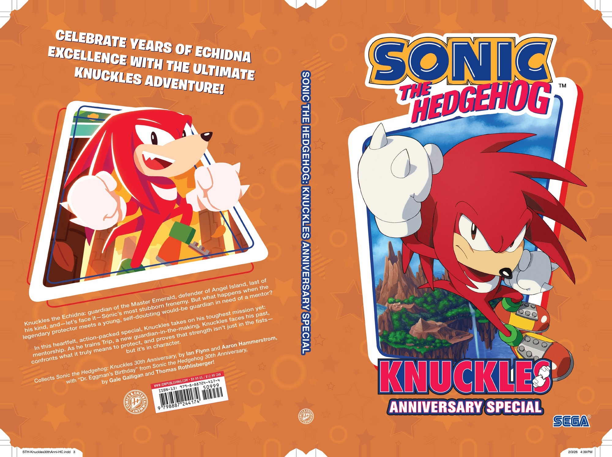 Cover of Sonic the Hedgehog: Knuckles Anniversary Special