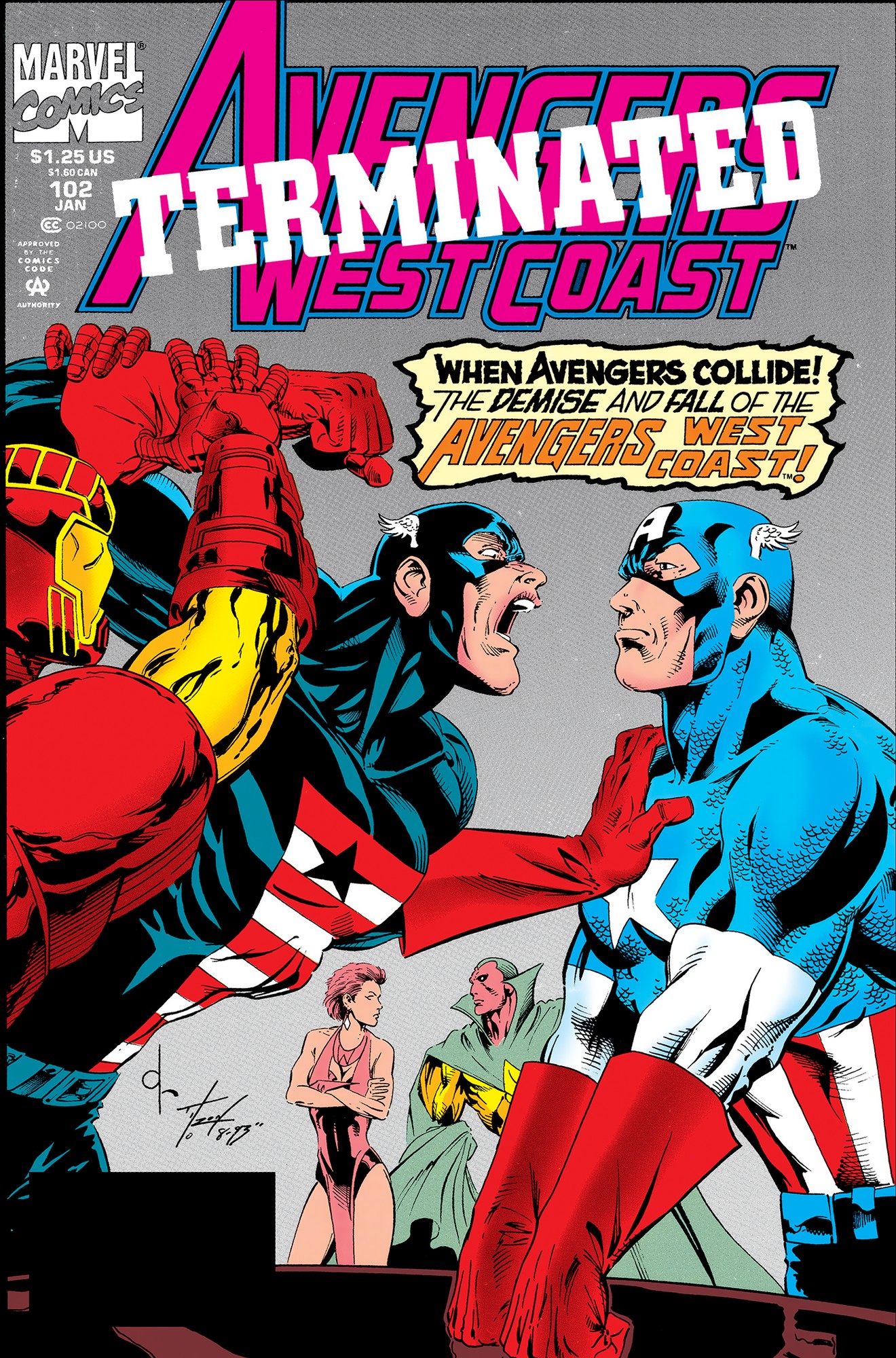 Cover of Avengers West Coast Epic Collection: Terminated