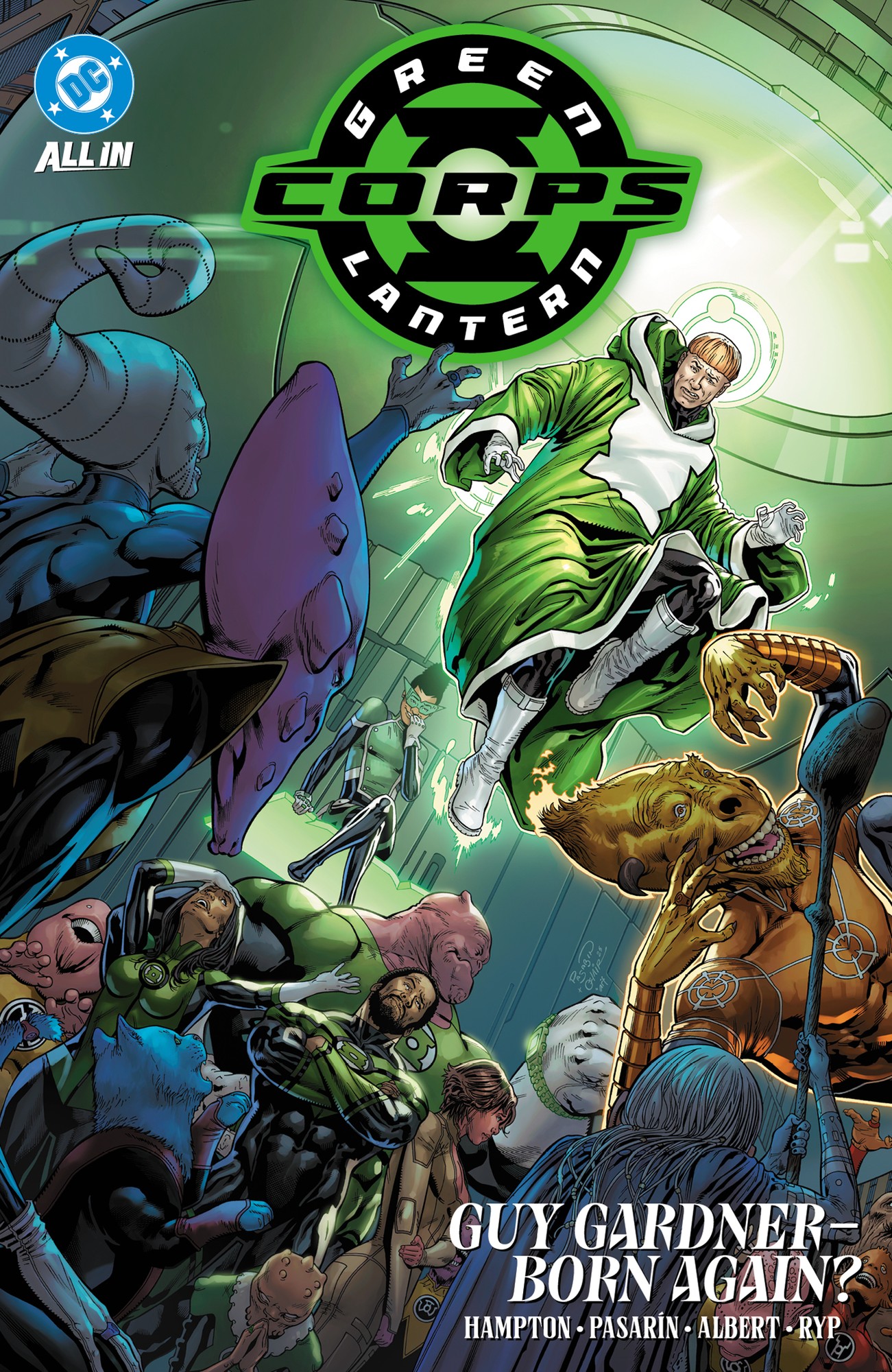 Cover of Green Lantern Corps Vol. 3: Guy Gardner - Born Again?
