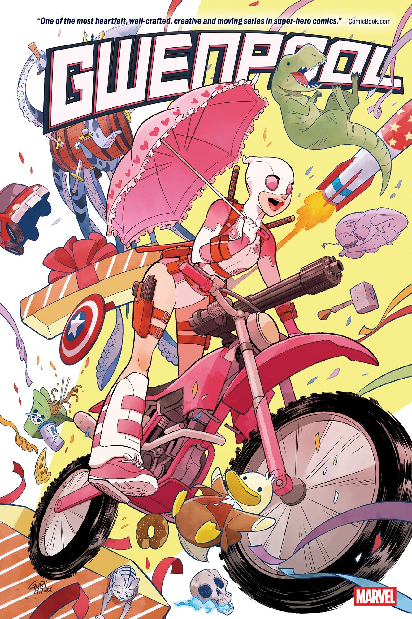 Cover of Gwenpool Omnibus Gurihiru Cover [New Printing]