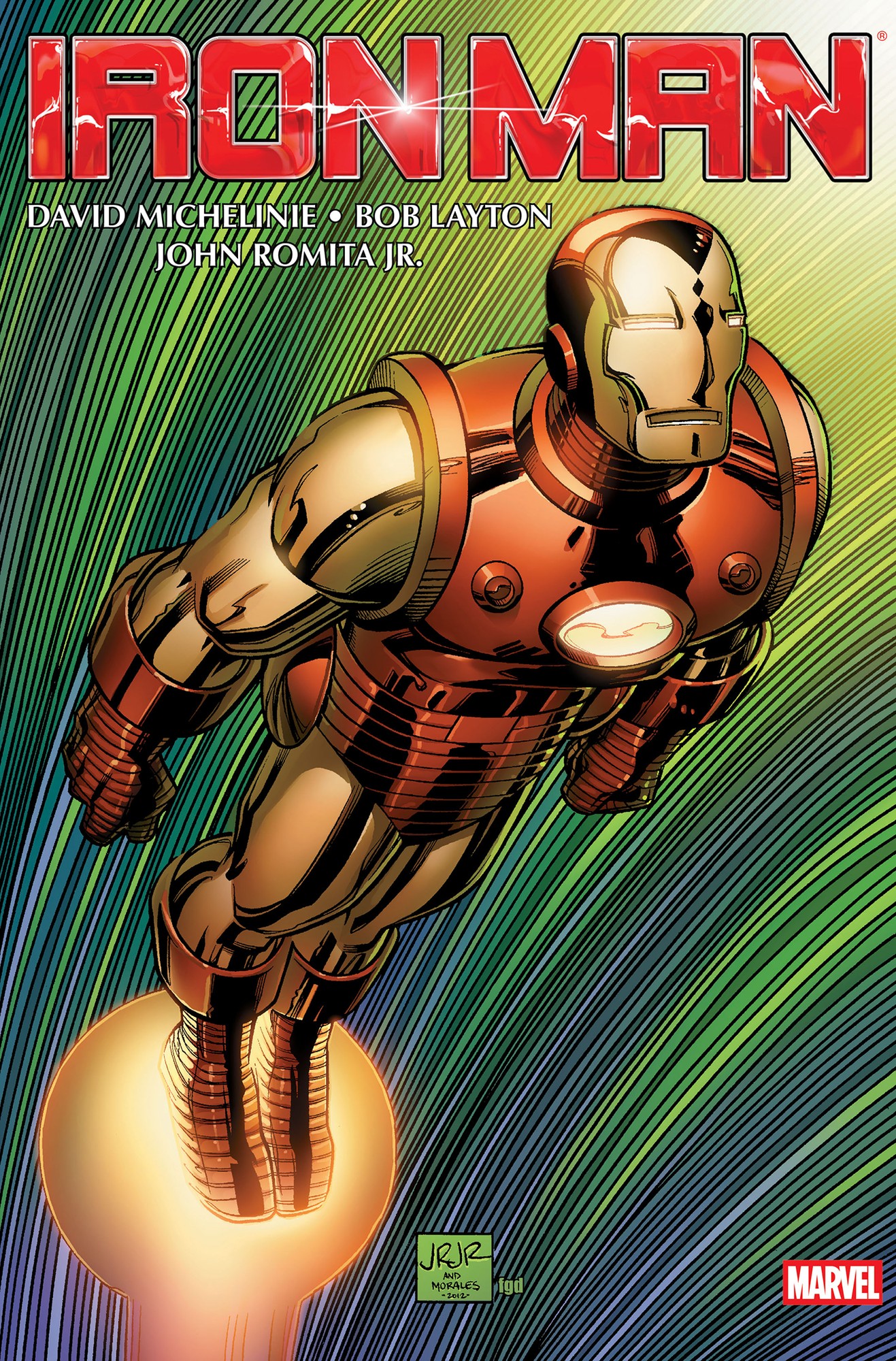 Cover of Iron Man By Michelinie, Layton & Romita Jr. Omnibus Vol. 1 John Romita Jr. Cover [New Printing]