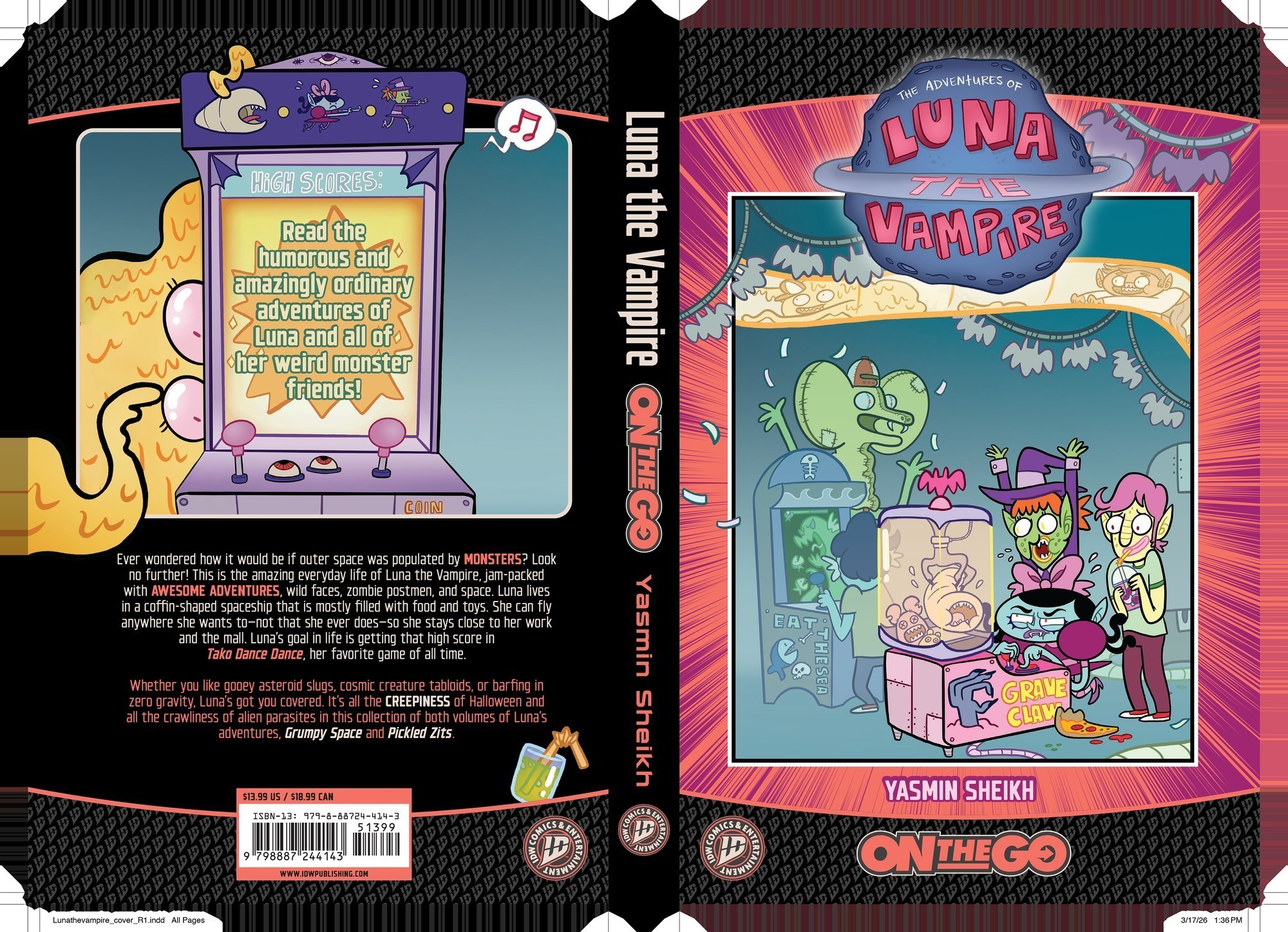 Cover of Luna the Vampire: On The Go