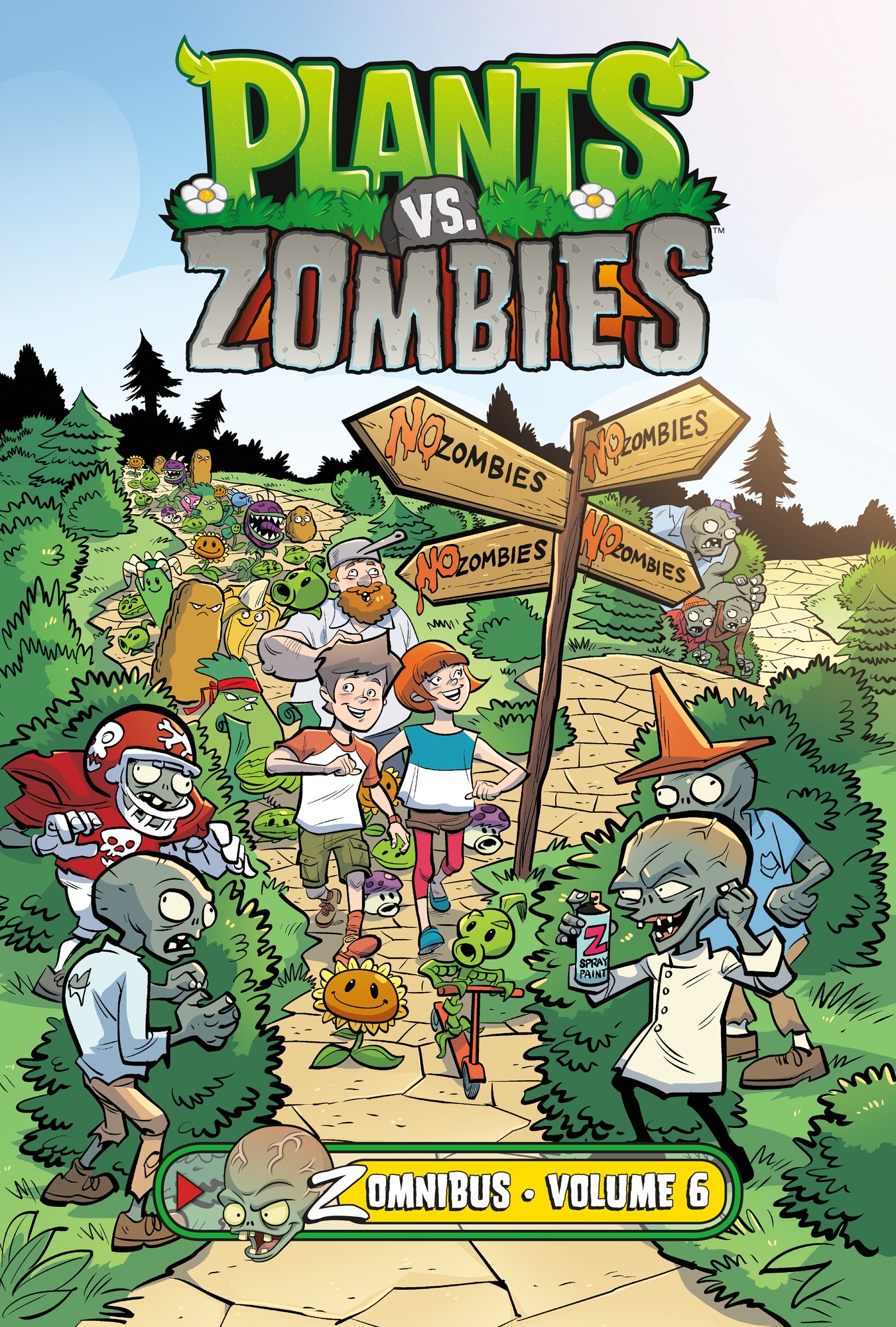 Cover of Plants vs. Zombies Zomnibus Volume 6