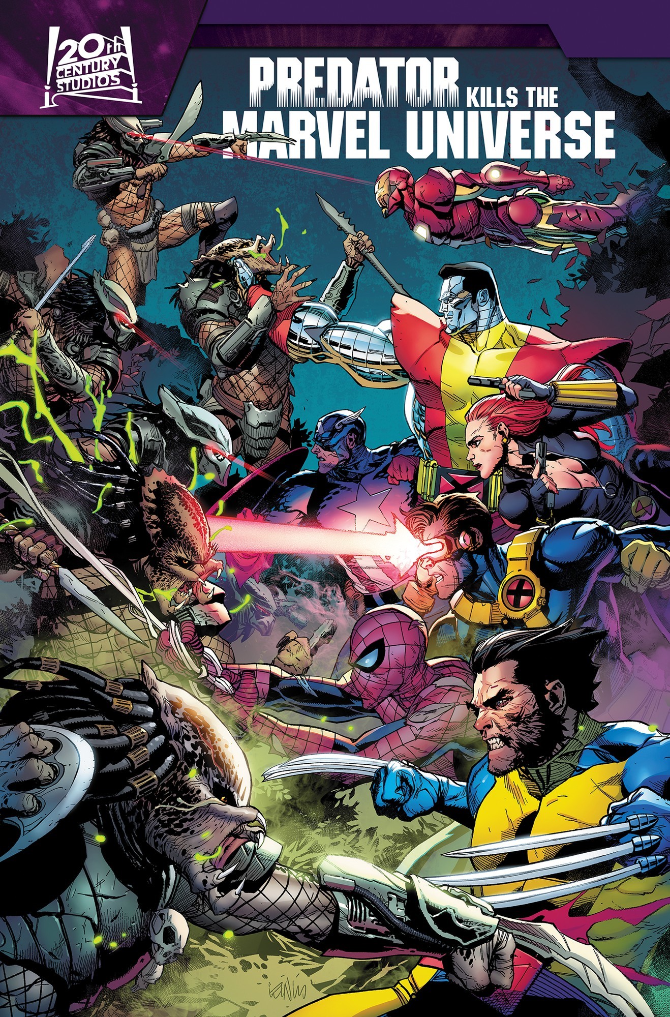 Cover of Predator Kills The Marvel Universe Omnibus Leinil Yu Cover