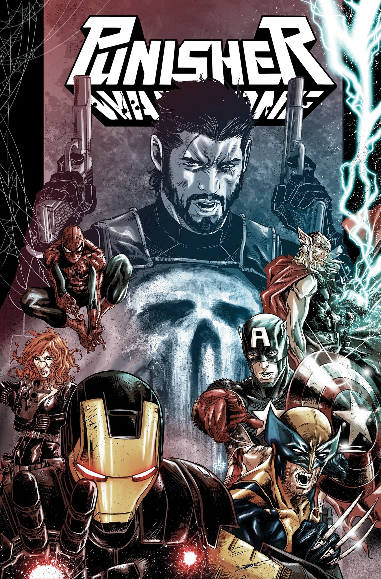Cover of Punisher: Enter The War Zone Omnibus Marco Checchetto Cover