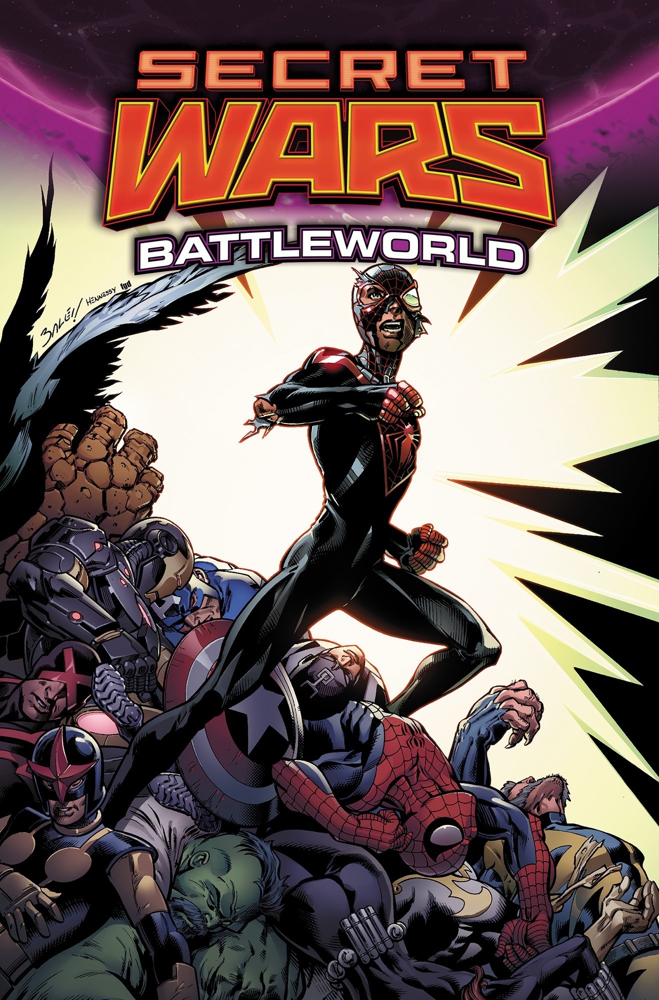 Cover of Secret Wars: Battleworld Omnibus Vol. 4 Mark Bagley Cover