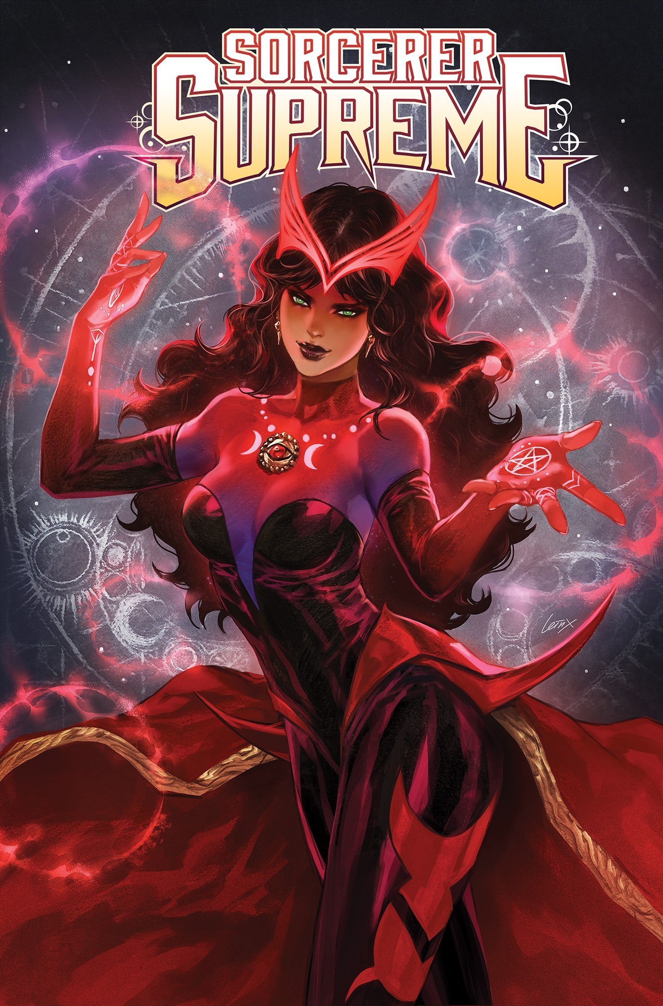 Cover of Sorcerer Supreme: Rise Of The Scarlet Witch