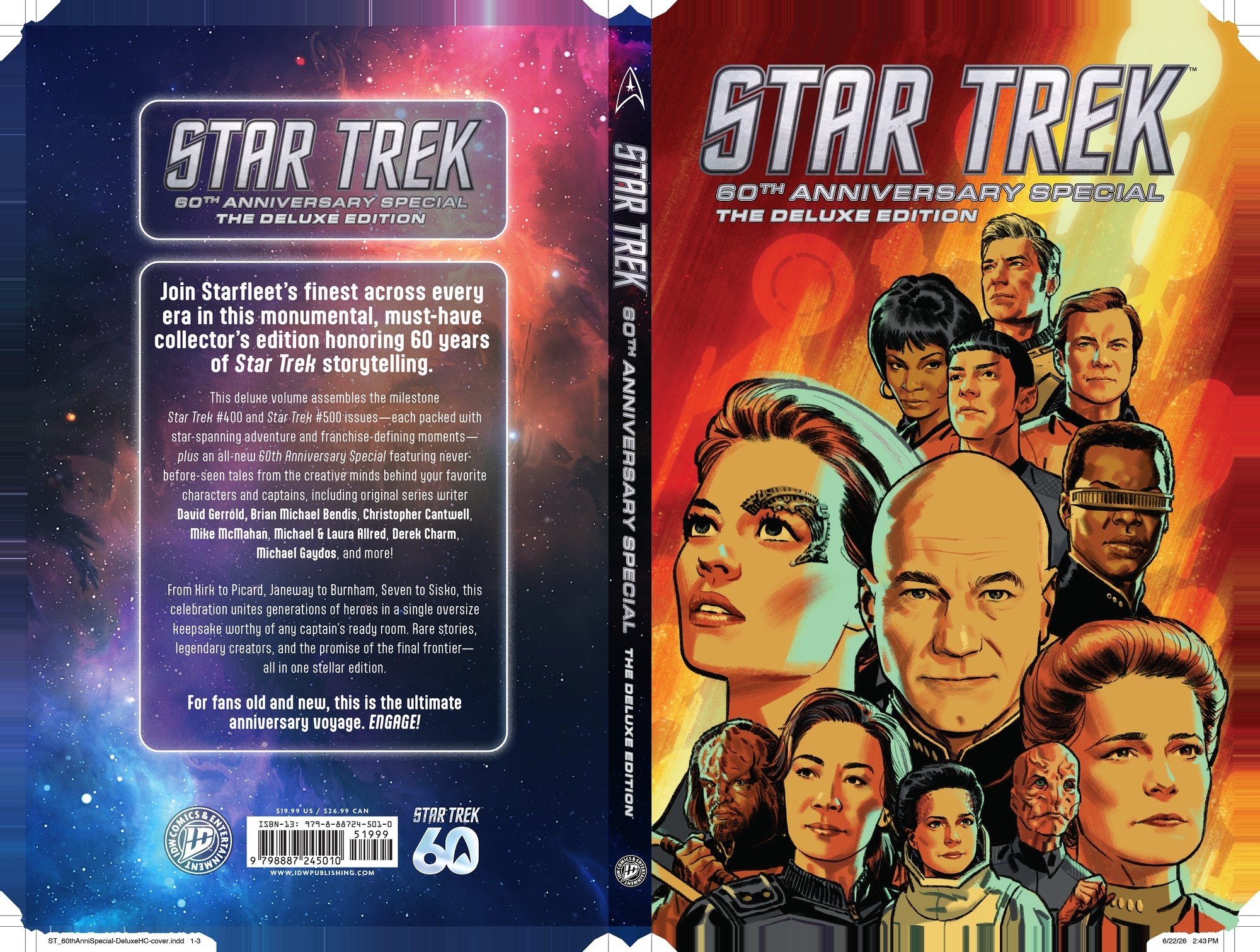 Cover of Star Trek: 60th Anniversary Special--The Deluxe Edition