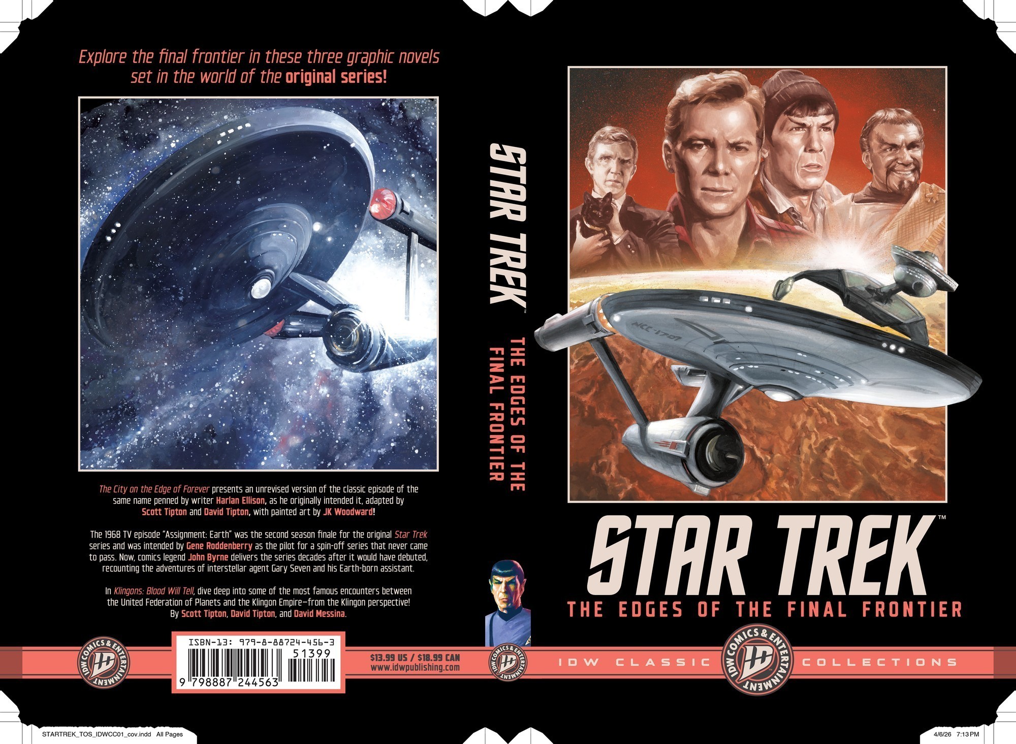 Cover of Star Trek: The Edges of the Final Frontier--IDW Classic Collections