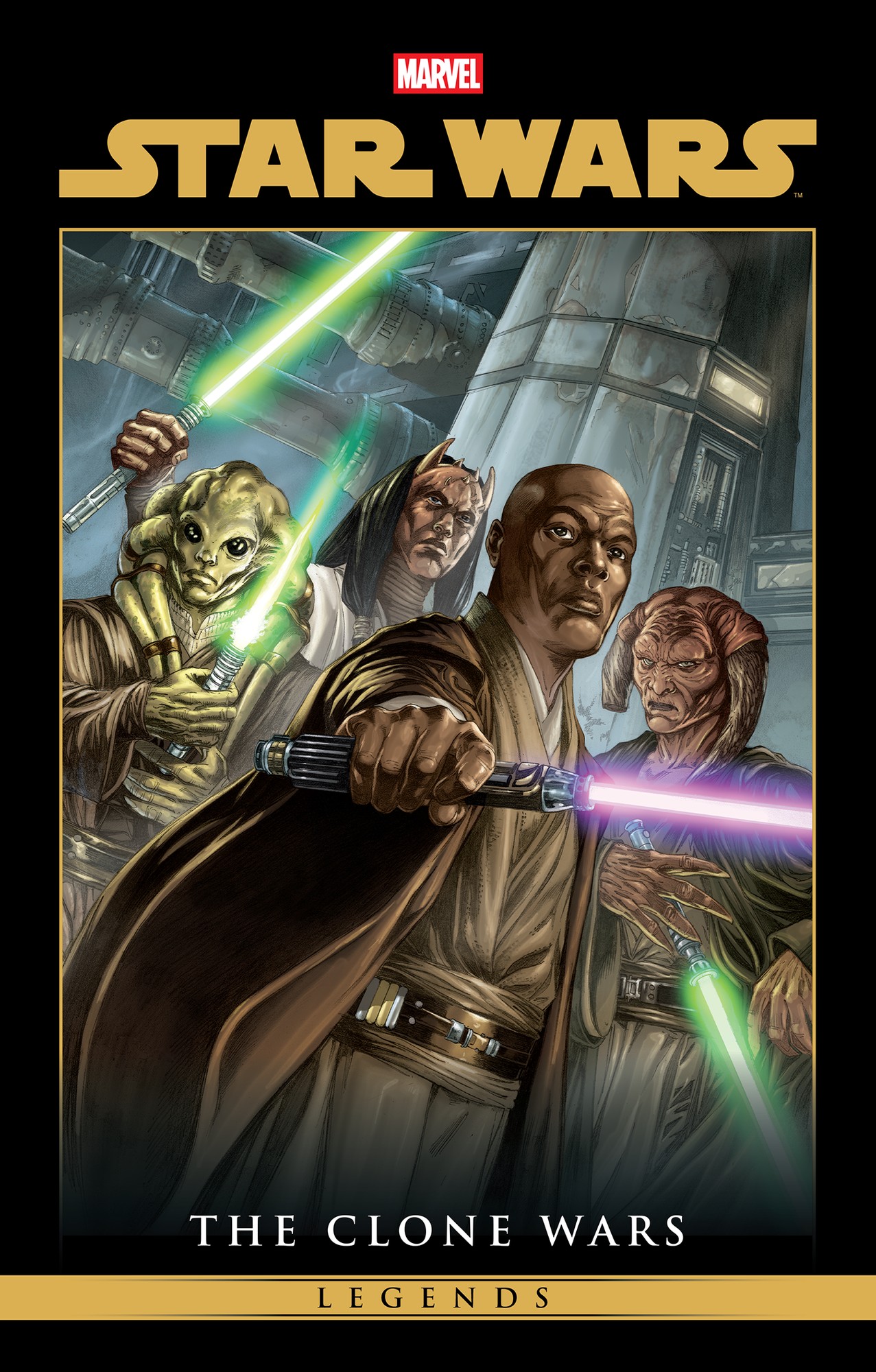 Cover of Star Wars Legends: The Clone Wars Omnibus Vol. 1 Jan Duursema Cover
