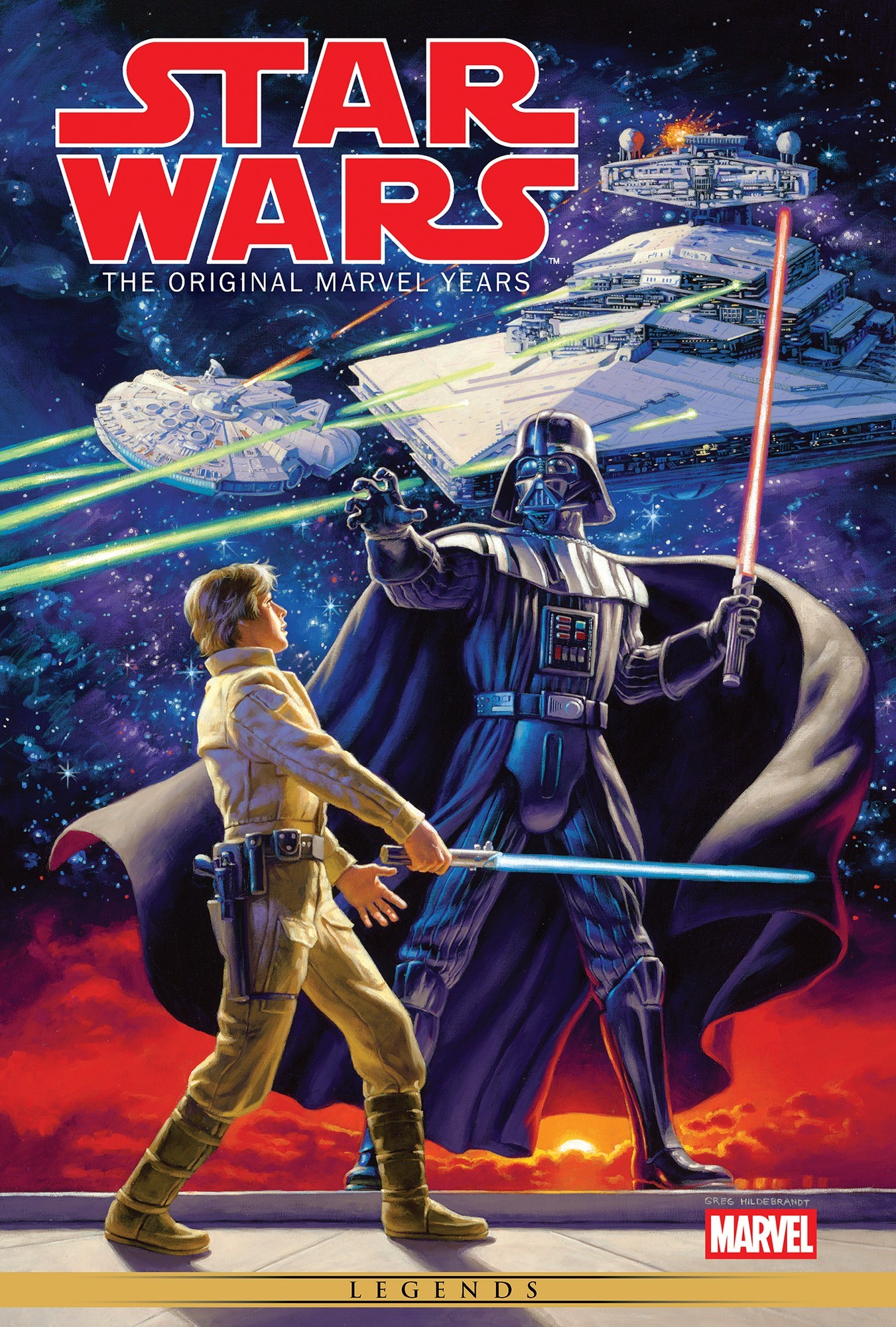 Cover of Star Wars: The Original Marvel Years Omnibus Vol. 1 Howard Chaykin Cover [New Printing]