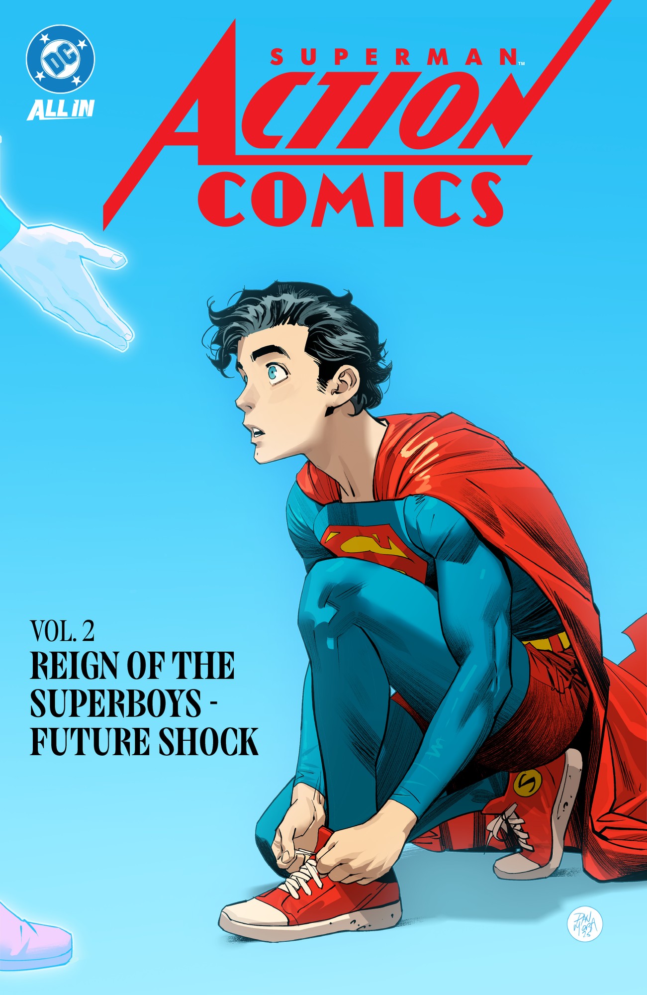 Cover of Superman: Action Comics Vol. 2: Reign of the Superboys - Future Shock