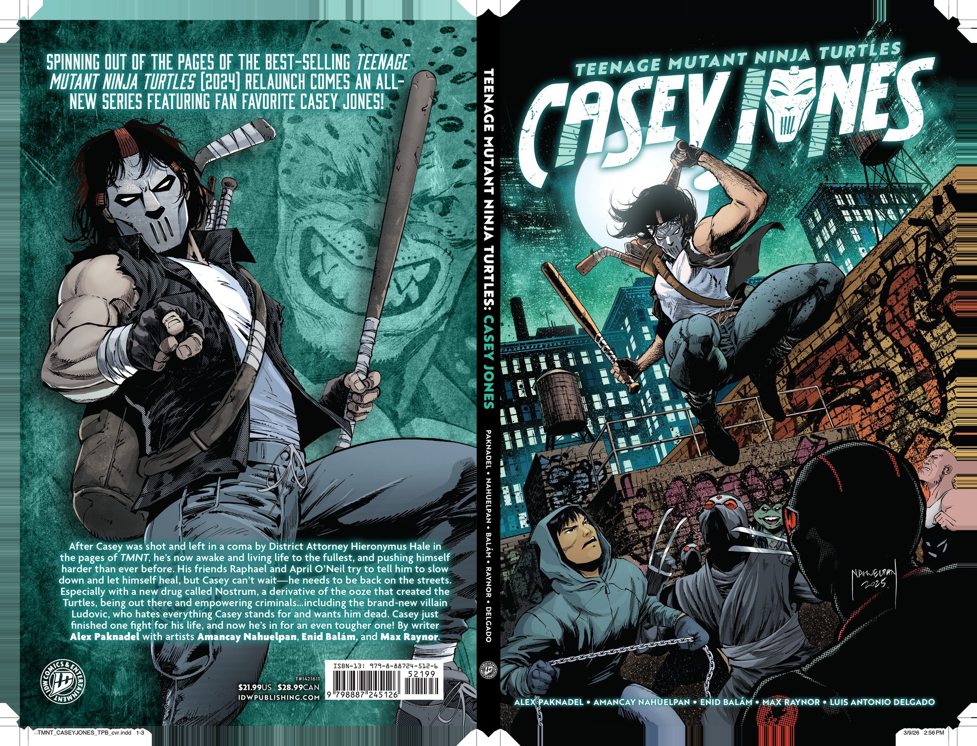 Cover of Teenage Mutant Ninja Turtles: Casey Jones