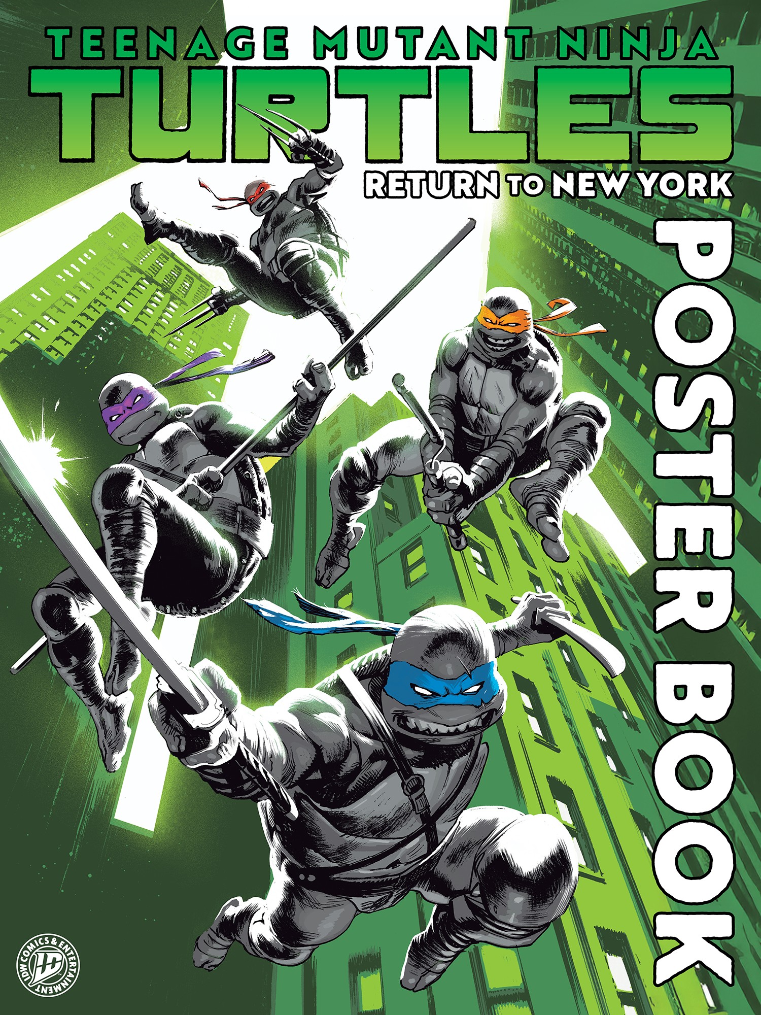 Cover of Teenage Mutant Ninja Turtles: Return to New York Poster Book