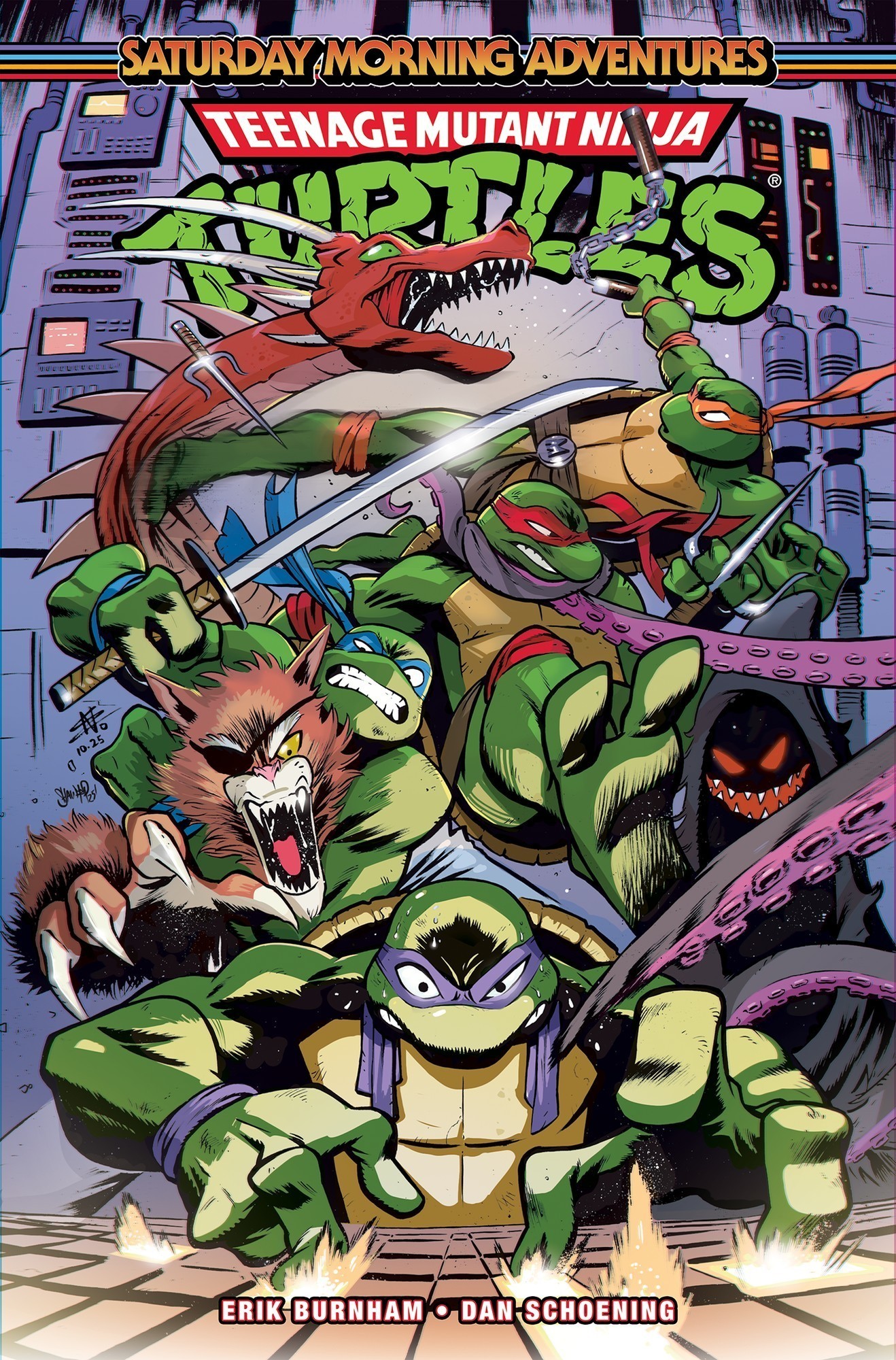 Cover of Teenage Mutant Ninja Turtles: Saturday Morning Adventures, Vol. 9