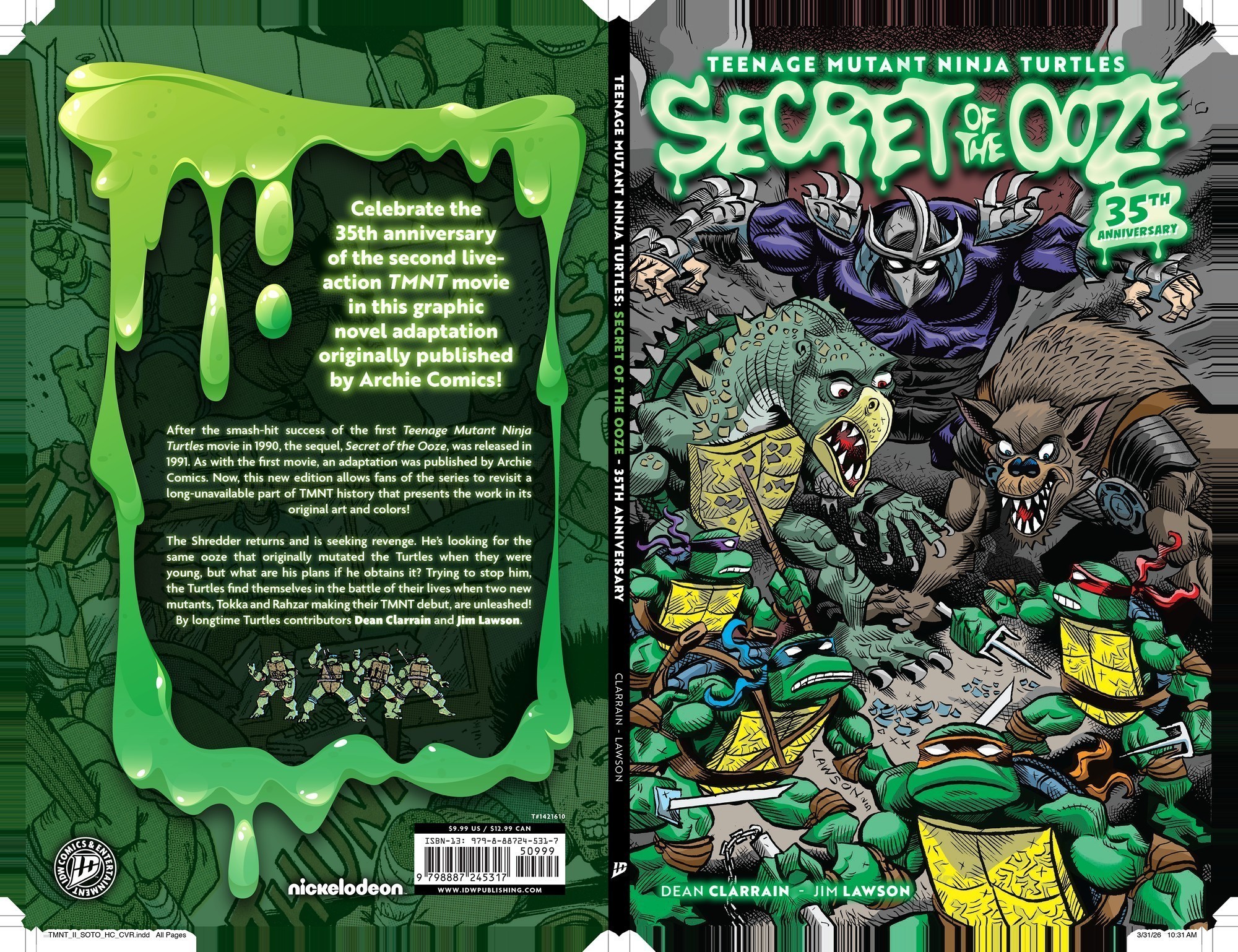 Cover of Teenage Mutant Ninja Turtles: Secret of the Ooze--35th Anniversary