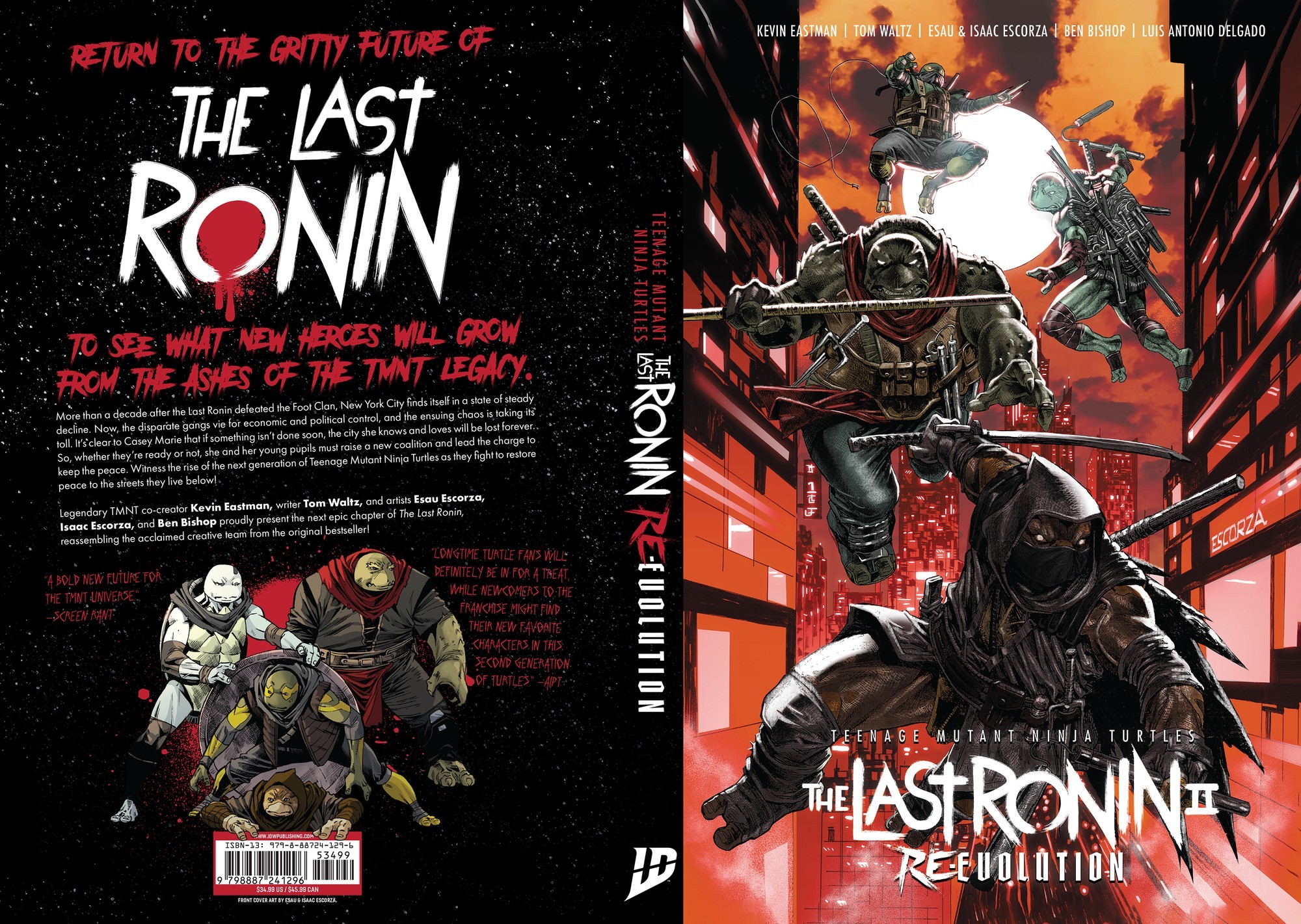 Cover of Teenage Mutant Ninja Turtles: The Last Ronin II--Re-Evolution