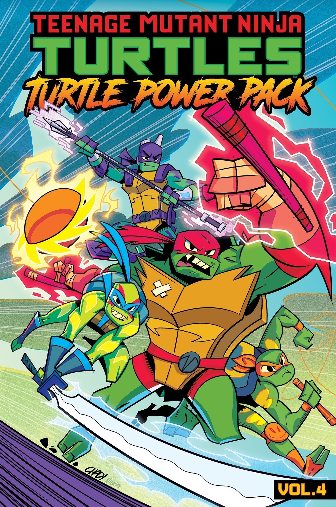 Cover of Teenage Mutant Ninja Turtles: Turtle Power Pack, V4