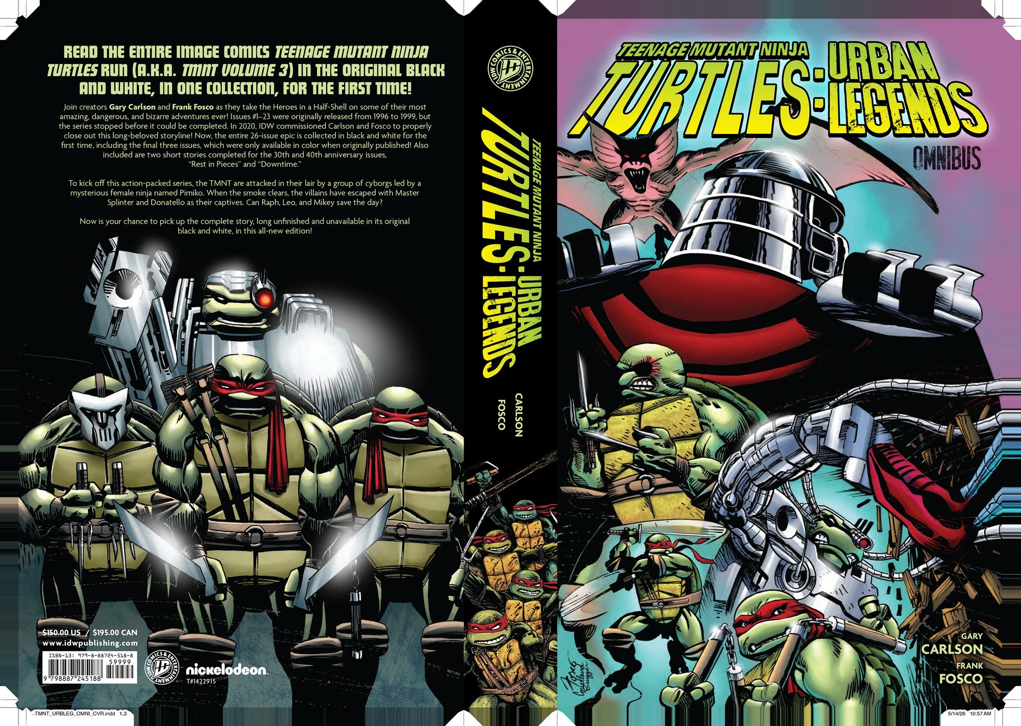 Cover of Teenage Mutant Ninja Turtles: Urban Legends Omnibus