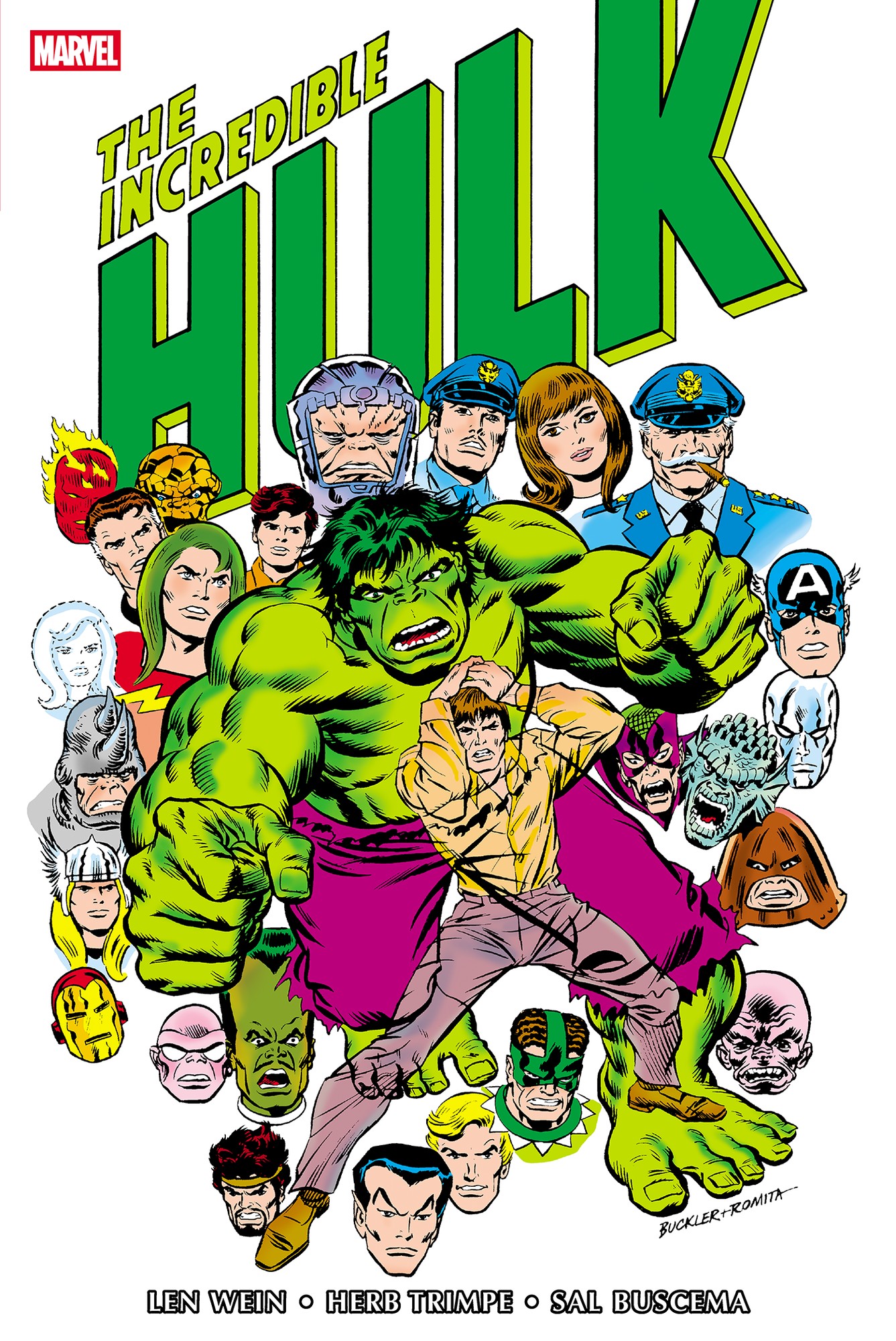 Cover of The Incredible Hulk Omnibus Vol. 4 Rich Buckler Cover
