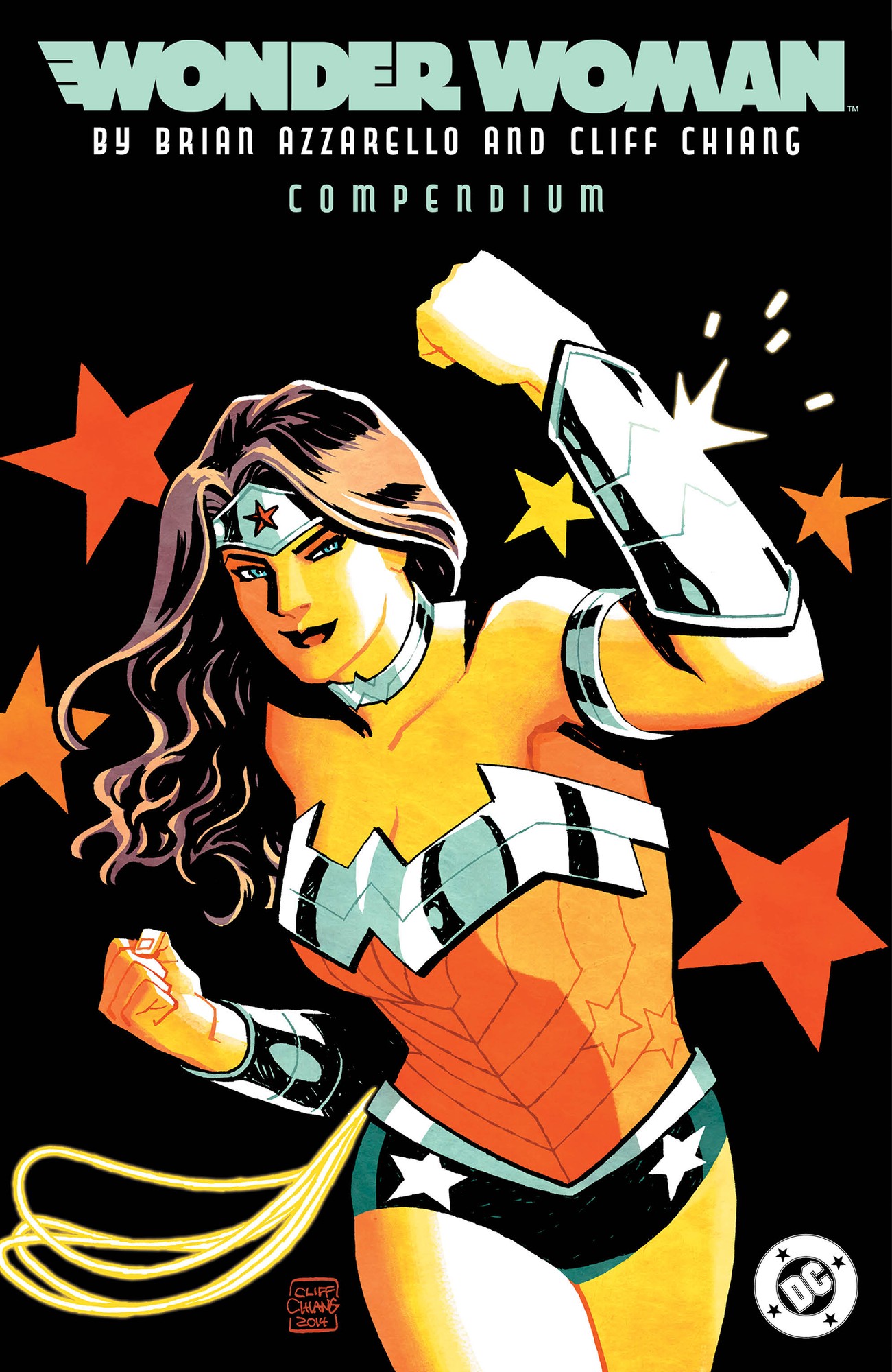 Cover of Wonder Woman by Brian Azzarello and Cliff Chiang Compendium